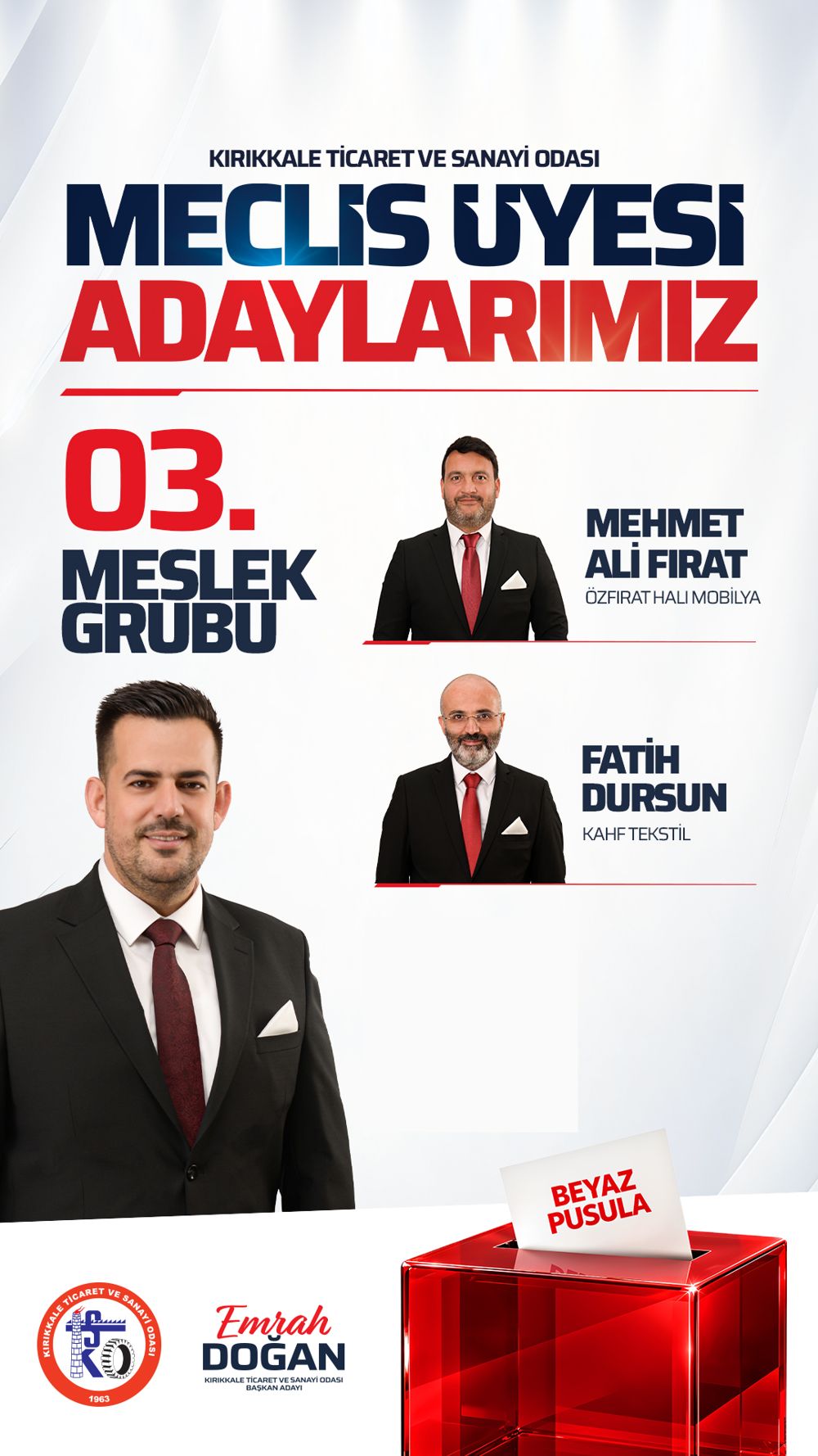 3. Meslek Grubu adayları