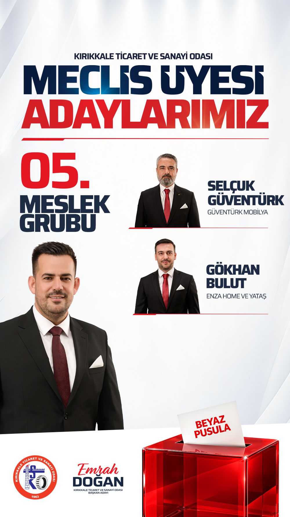 5. Meslek Grubu adayları